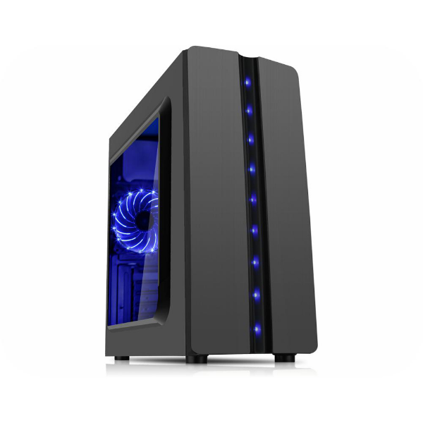 Gabinete Kmex Gamer Cg04r8r S Fonte Preto Lateral AcrilicoHD Store