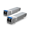 Imagem de MODULO UBIQUITI MINI GBIC/SFP+ MONOMODO 2LC 10GBPS 10KM UACC-OM-SM-10G-D-2 (2 - PACK)