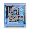 Imagem de GABINETE GAMER THERMALTAKE  VIEW 380 TG ARGB HYDRANGEA BLUE 4 FANS 120MM - CA-1Z2-00MFWN-00