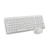 Imagem de KIT MOUSE E TECLADO LOGITECH MK250 BRANCO BLUETOOTH/WIRELLES S/ FIO - 920-013517