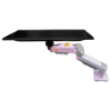 Imagem de SUPORTE MONITOR NORTH BAYOU PISTAO A GAS MORSA 17" A 30" ROSA - NB-F80-XJ