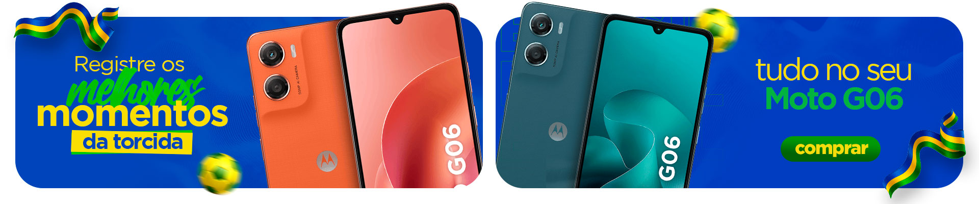 Registre os melhores momentos da Torcida com Moto G06
