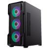Imagem de GABINETE GAMER GAMEMAX SIEGE BK TOWER ATX PRETO - 010000510