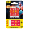 Imagem de PILHA ALCALINA ULTRA AAA LR03 BLISTER C/ 4 PECAS + 2 PILHAS AA GRATIS PIX - 022-6007