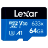 Imagem de CARTAO DE MEMORIA MICRO SDHC LEXAR HIGH PERFORMANCE 64GB - LMS0633064G-BNNNG