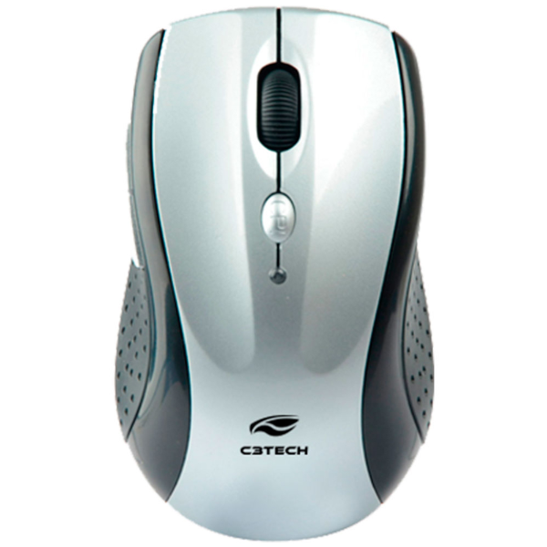Imagem de Mouse Sem Fio Mouse C3tech Mw012si V2 Nano Receptor Prata