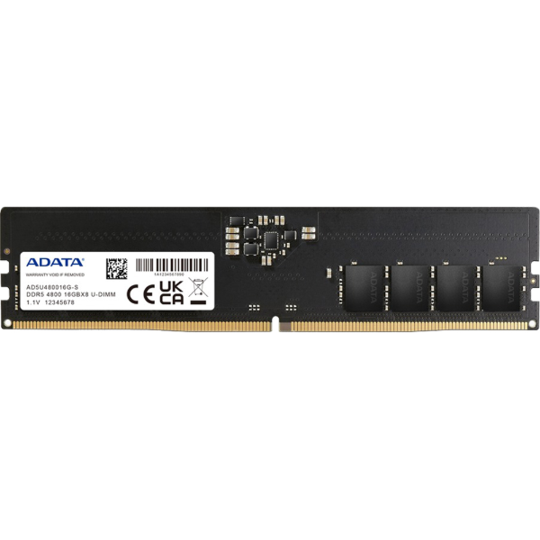 Imagem de Memoria Adata 16gb Ddr5 4800mhz Desktop - Ad5u480016g-S
