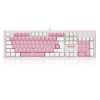 Imagem de Teclado Gamer Redragon Hades Rosa E Branco Switch Azul - K623-Pw