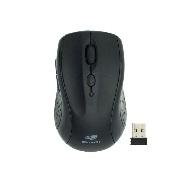 Imagem de Mouse S/Fio Bt+Rc/Nano M-Bt12bk C3tech