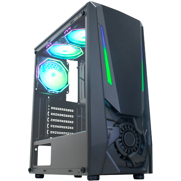 Imagem de Gabinete Gamer K-Mex Jaeger I Cg-01tj C/ Fita Led Rgb - Cg01tjrh001cb0x