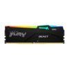 Imagem de Memoria Kingston Fury Beast Rgb 8gb Ddr5 5600mhz 1.25v Black Desktop - Kf556c40bba-8