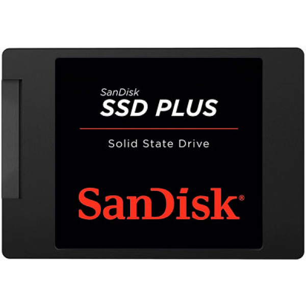 Imagem de SSD Sandisk Plus 480GB, 2.5", Sata III 6Gb/s - SDSSDA-480G-G26