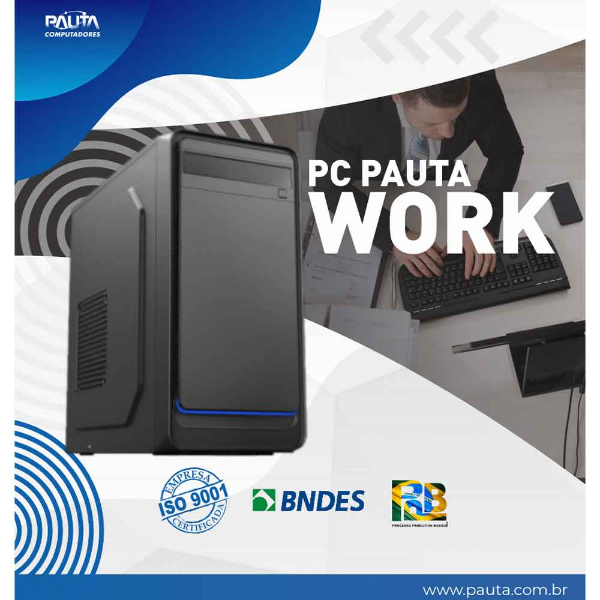 Imagem de PC PAUTA WORK i5-10400F/ 8GB/ 256GB SSD/ NVIDIA G 210 1GB DDR3