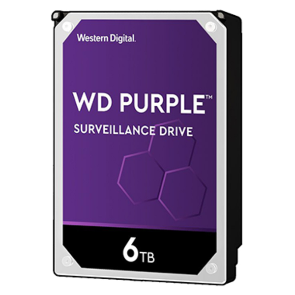 Imagem de HD WD Purple Surveillance 6TB, 3.5", 5400RPM, 256MB, SATA - WD63PURZ