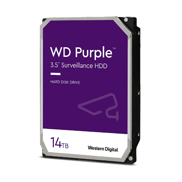 Imagem de HD WD Purple Surveillance 14TB, 3.5", 7200RPM, 512MB, SATA - WD141PURP