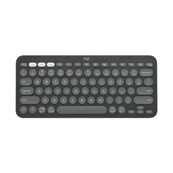 Imagem de Teclado Sem Fio Logitech Pebble Keys 2 K380s - Grafite - 920-011789