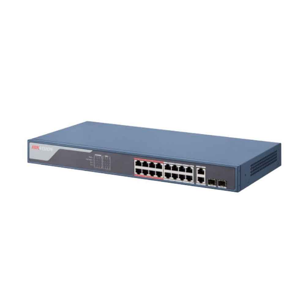 Imagem de SWITCH POE GERENCIAVEL 18 PORTAS DS-3E1318P-SI HIKVISION