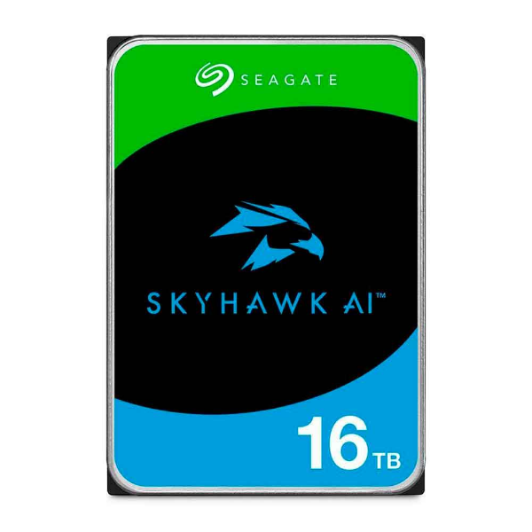 Imagem de HD Seagate SkyHawk Surveillance AI, 16TB, 3.5", 256MB, SATA 6GB/s - ST16000VE002