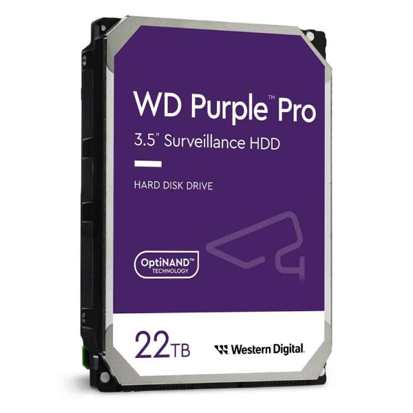 Imagem de HD WD Purple Pro Surveillance 22TB 3.5 - WD221PURP
