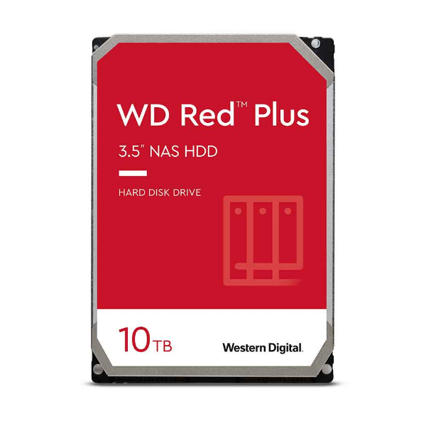 Imagem de HD WD Red Plus NAS 10TB para Servidor 3.5 - WD101EFBX