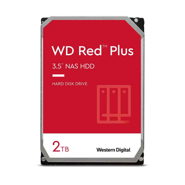 Imagem de HD WD Red Plus NAS 2TB para Servidor 3.5 - WD20EFPX