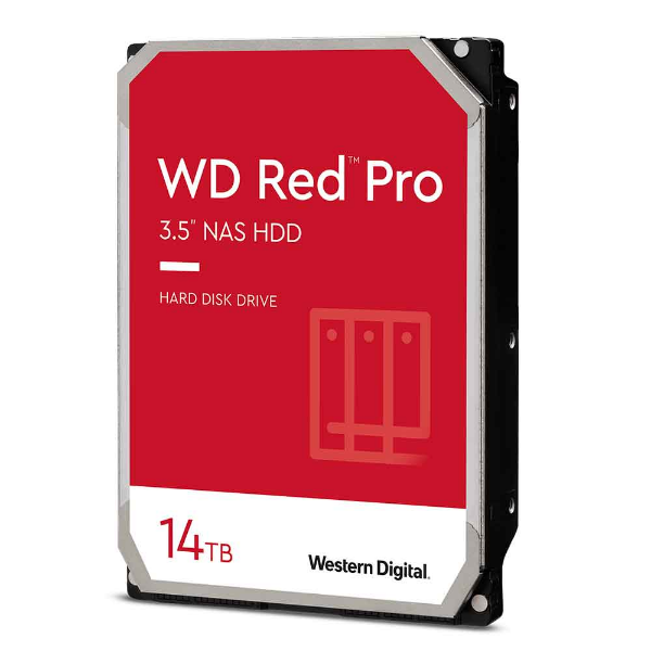 Imagem de HD WD Red Pro NAS 14TB, 3.5", 7200RPM, 512MB, SATA 6GB/s - WD142KFGX