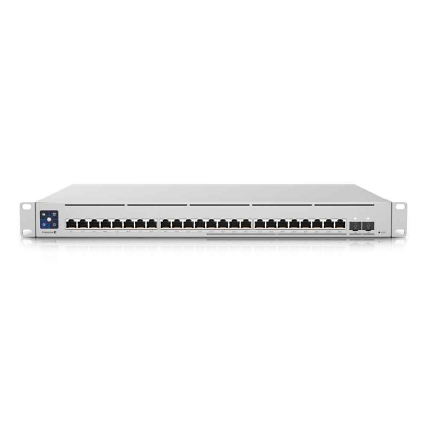 Imagem de Switch Gerenciável Ubiquiti Enterprise 24 PoE, L3, 12P 2.5 GbE, 12P GbE, 2P 10G SFP+ - USW-Enterprise-24-PoE