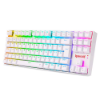 Imagem de Teclado Sem Fio Gamer Mecânico Redragon Kurama Pro Wireless, Bluetooth, Switch Blue, ABNT2 - Branco - K552RGB-BRS-W (PT BLUE)