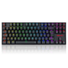 Imagem de Teclado Sem Fio Gamer Mecânico Redragon Kurama Pro Wireless, Bluetooth, Switch Blue, ABNT2 - Preto - K552RGB-BRS-B (PT BLUE)