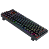 Imagem de Teclado Sem Fio Gamer Mecânico Redragon Kurama Pro Wireless, Bluetooth, Switch Blue, ABNT2 - Preto - K552RGB-BRS-B (PT BLUE)