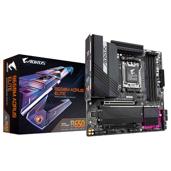 Imagem de Placa Mãe Gigabyte B650M Aorus Elite R1.3, DDR5, AM5, Micro ATX