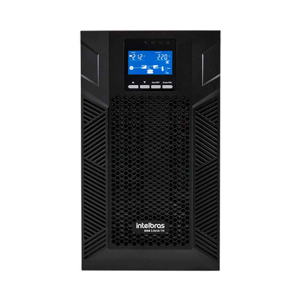 Imagem de Nobreak Senoidal Intelbras DNB 3.0 kVA RT 220V, 3000VA, 2700W, Entrada: 220V, Saída:220V, Torre/Rack, 2U, Online - 4820114