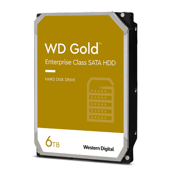 Imagem de HD WD Gold Enterprise para Data Center, 6TB, 3.5", 7200RPM, 256MB, SATA 6GB/s - WD6004FRYZ