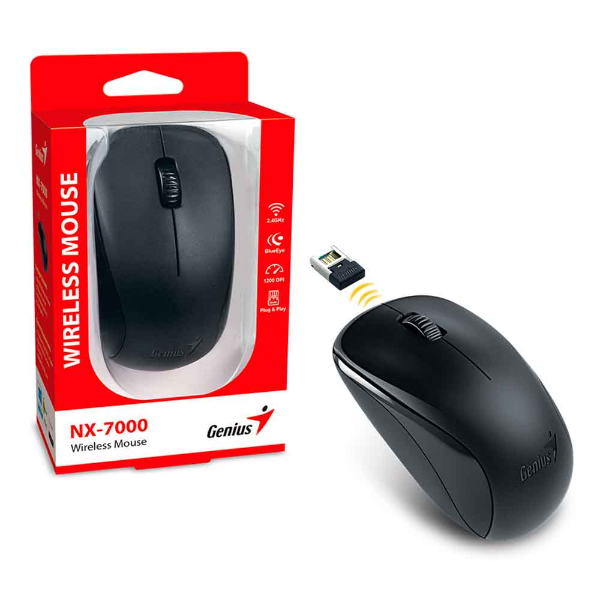 Imagem de MOUSE GENIUS NX-7000 SEM FIO PRETO