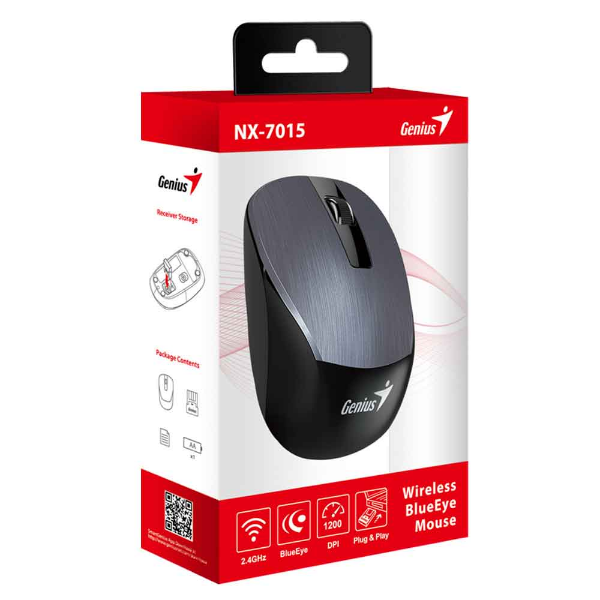 Imagem de MOUSE GENIUS NX-7015 SEM FIO GREY