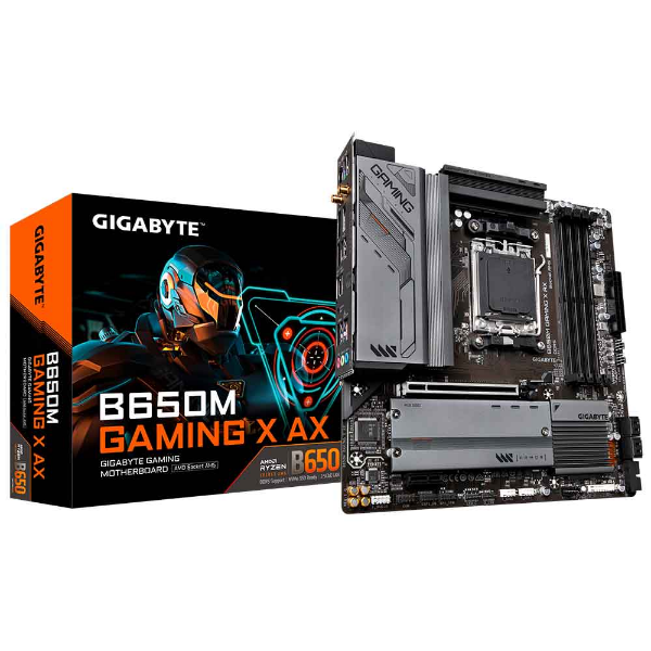 Imagem de Placa Mãe Gigabyte B650M Gaming X AX R1.3, DDR5, AM5, Micro ATX