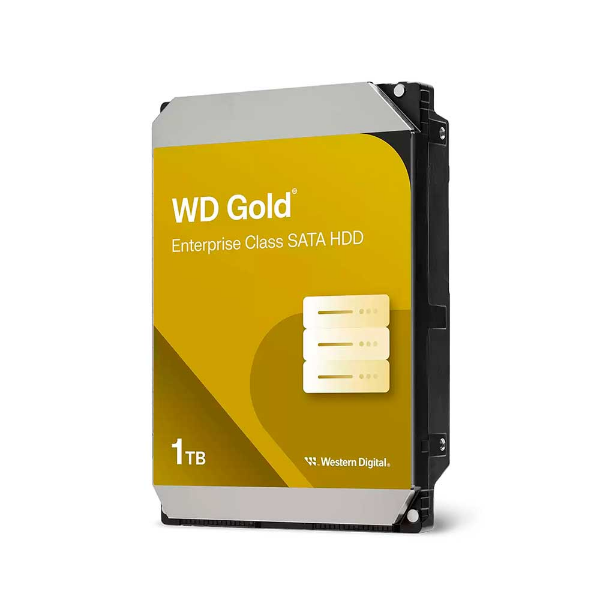 Imagem de HD WD Gold Enterprise para Data Center, 1TB, 3.5", 7200RPM, 128MB, SATA 6GB/s - WD1005FBYZ