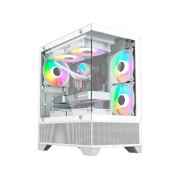 Imagem de GABINETE GAMER LIKETEC OPERA SNOW SEM FAN MICRO ATX BRANCO 2085