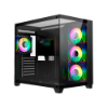 Imagem de GABINETE GAMER LIKETEC ZEUS PRO GLASS BLACK SEM FAN ATX PRETO 2089