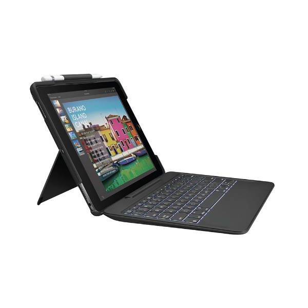 Imagem de Capa Com Teclado Logitech Slim Combo Para Ipad Pro 10.5" - Preto - 920-008376