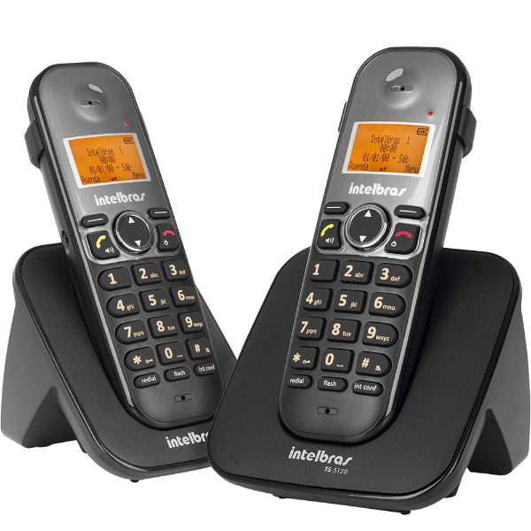 Imagem de Telefone Intelbras Ts 5122 Sem Fio Com Ramal Adicional - 4125122