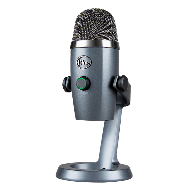 Imagem de Microfone Condensador Usb Blue Yeti Nano - Cinza - 988-000088