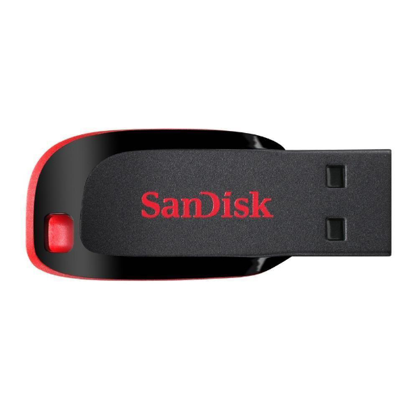 Imagem de Pen Drive Sandisk Cruzer Blade Sdcz50 64gb Preto - Sdcz50-064g-B35