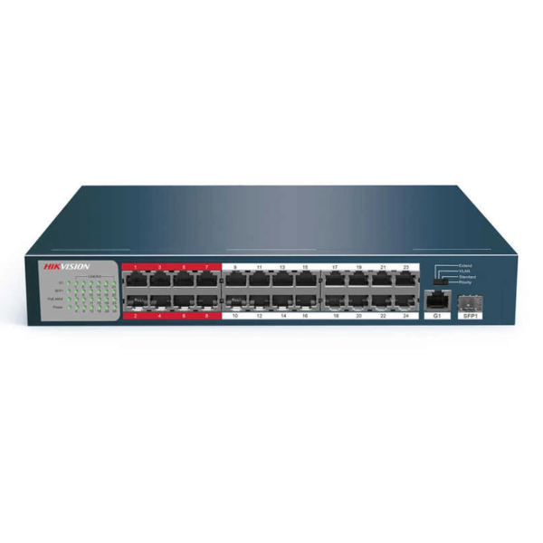 Imagem de Switch Hikvision Ds-3e0326pe-M 26p 24-Poe Ativo 802.3af
