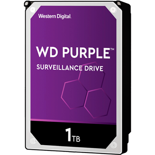 Imagem de Hd Wd Purple Surveillance 1tb 3.5" - Wd10purz