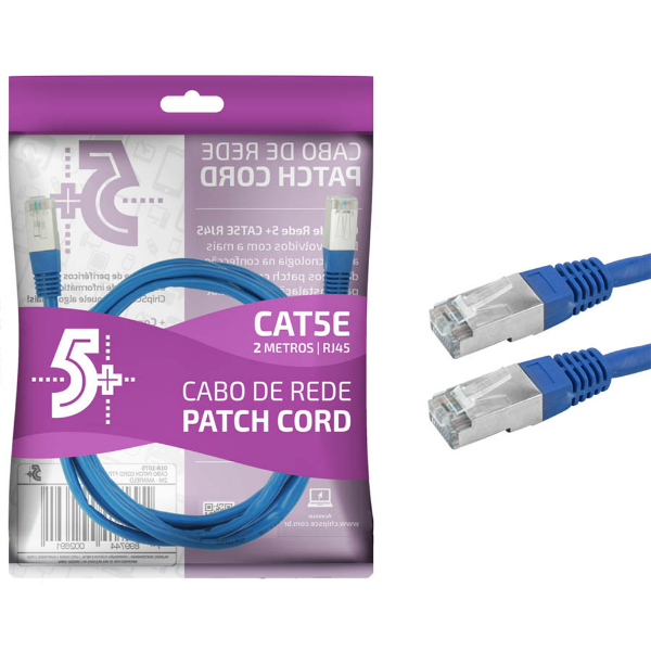 Imagem de Patch Cords Chipsce 2mts Cat5e