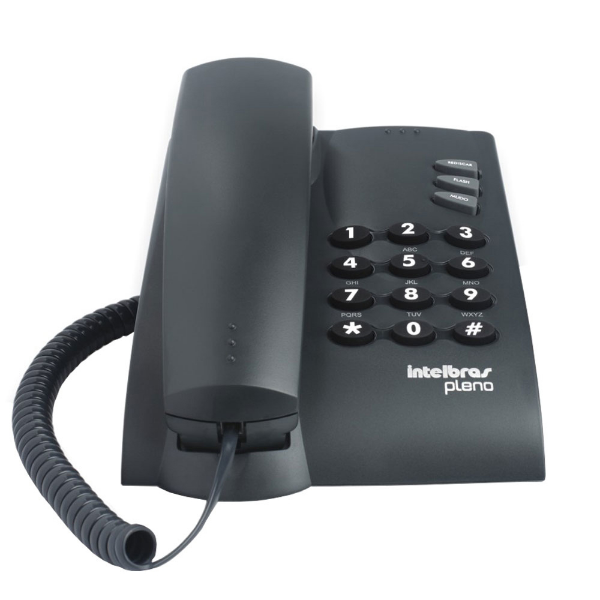 Imagem de Telefone Com Fio Intelbras Pleno - Preto - 4080051