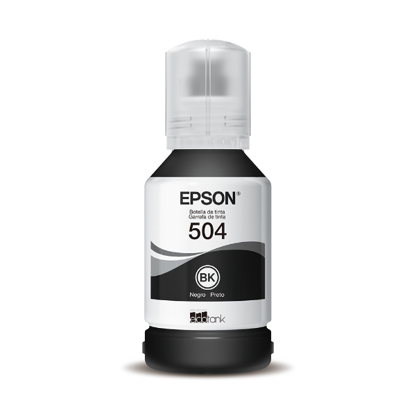 Imagem de Tinta Epson L3150 Garrafa Refil Tinta Epson T504120al Preta