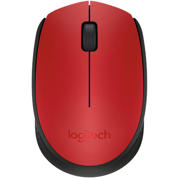 Imagem de Mouse Sem Fio Logitech M170 - Vermelho - 910-004941