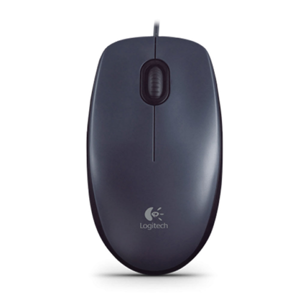 Imagem de Mouse Com Fio Usb Logitech M90 - Cinza - 910-004053